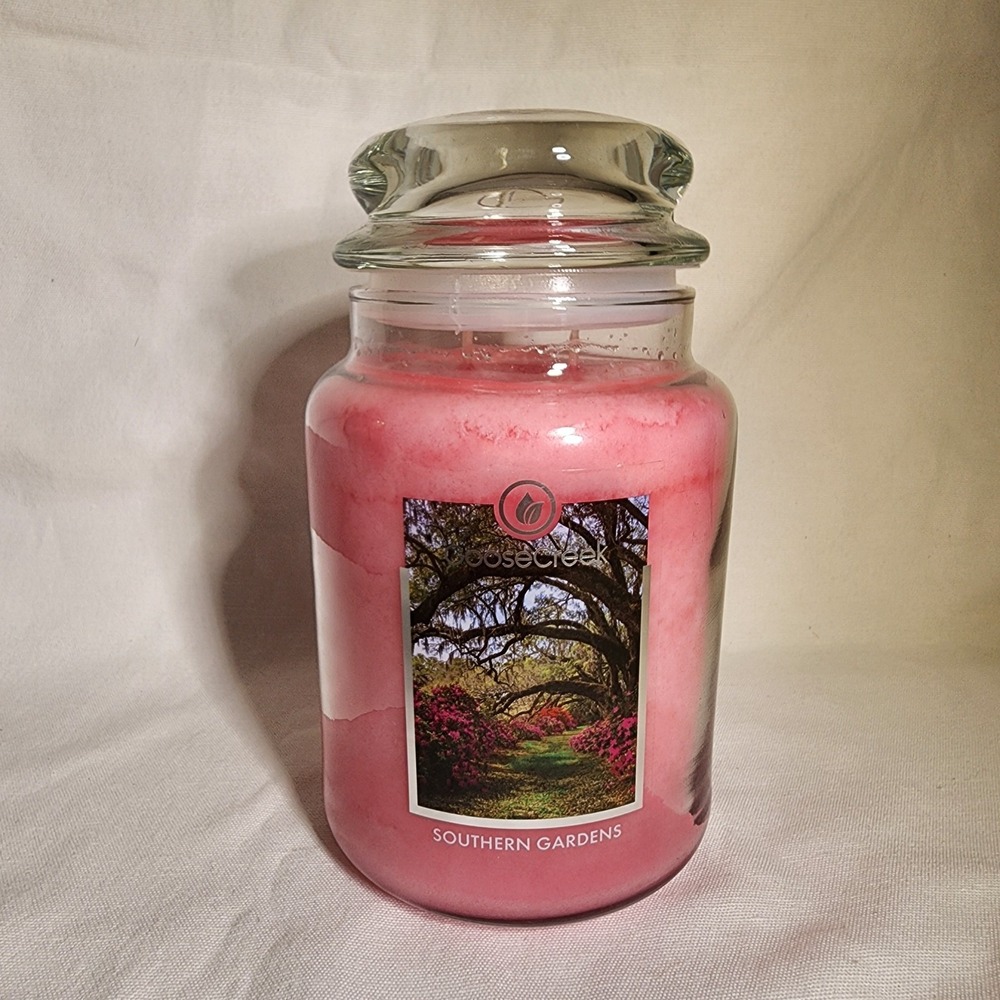 SOUTHERN GARDENS goose creek candles 24 oz‎ Large jar 2 Wick Rare/retired NEW